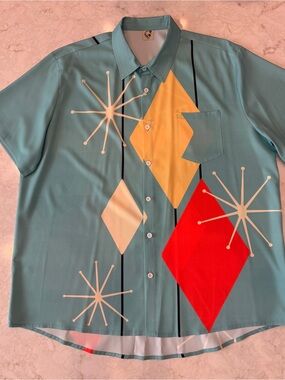 Men’s Hardaddy Vintage-Inspired Bowling Shirt